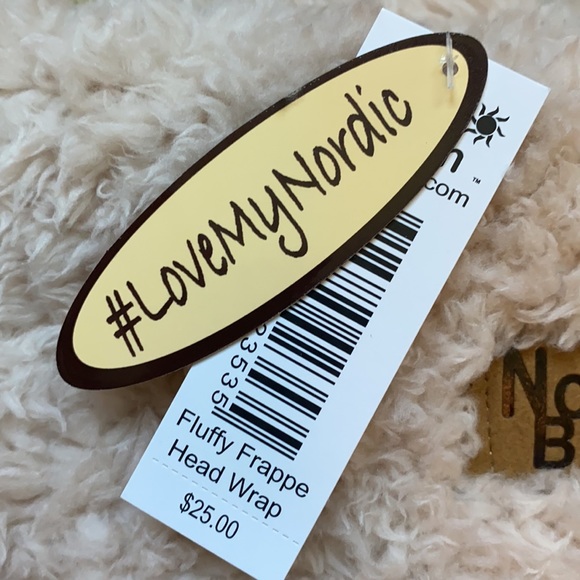 Nordic Beach. Fluffy Frappe Head Wrap. - Picture 3 of 7